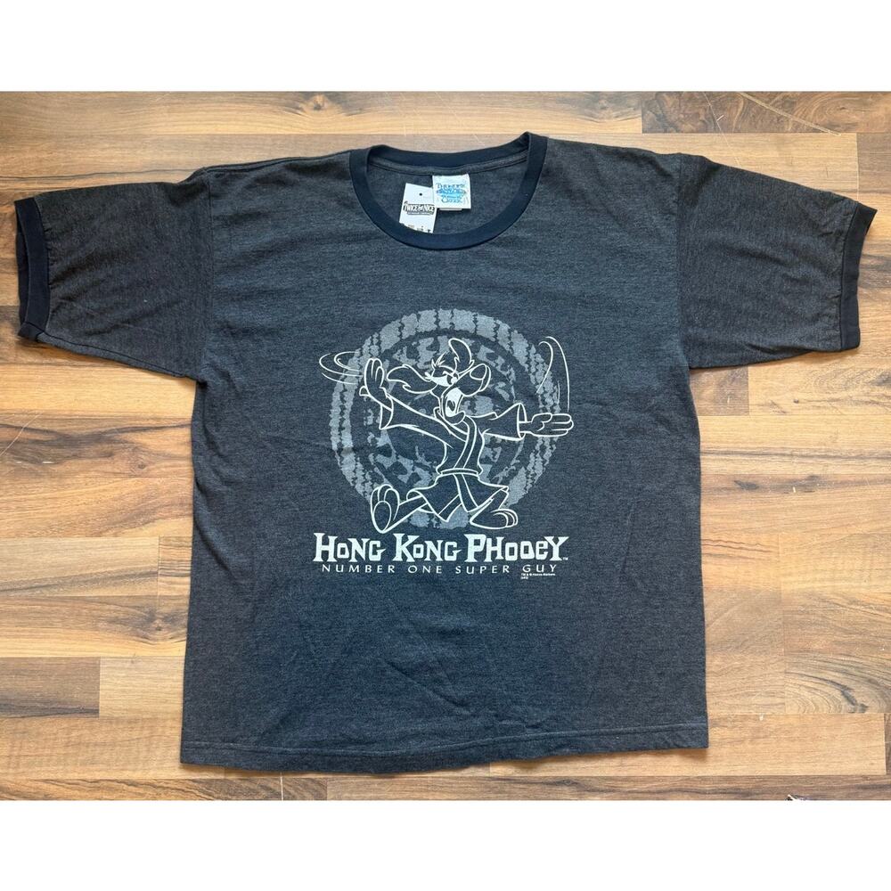 2003 Hong King Phooey gray black ringer Size Large